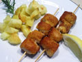 Spiedini di funghi porcini